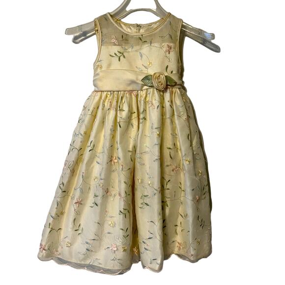 CINDERELLA Flower Girl Pageant Wedding Birthday Party Dress Toddler Size 6 - Picture 2 of 4
